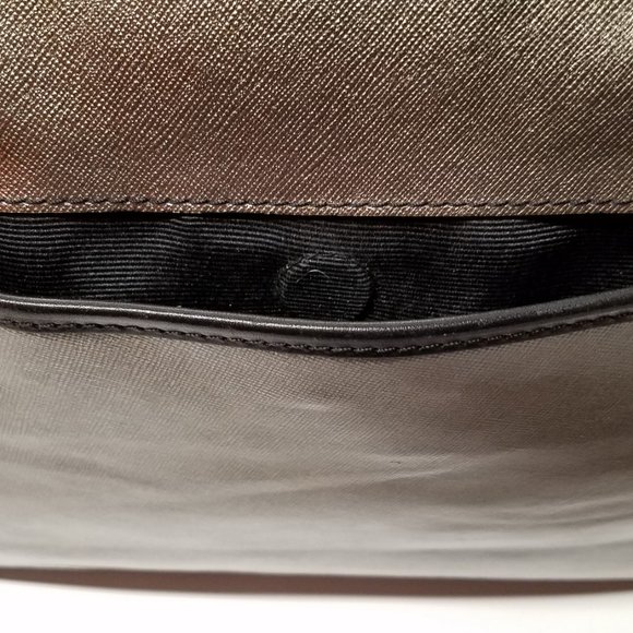 LODIS Gold Metallic Patent Leather Laptop Tote - Picture 6 of 16